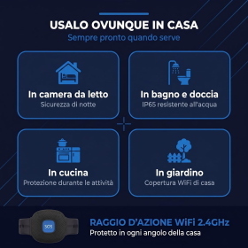 SMARTWATCH BRACCIALETTO SOS GiDaCom LIFE ALERT